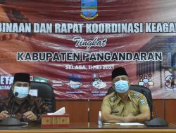 Jelang Idul Fitri 1442 H., Pemkab Pangandaran Gelar Rakor Keagamaan