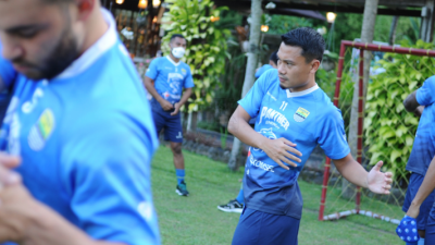 Alhamdulillah, Gelandang Persib Dedi Kusnandar Sudah Gabung Latihan