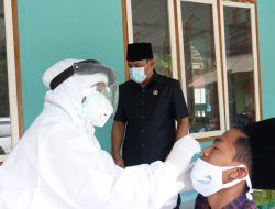 Puluhan Calon Santri Ikuti Tes Swab Antigen, Difasilitasi Ketua DPRD dan Pemda Kabupaten Pangandaran