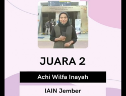 Tes GeNose Covid-19 Hantarkan Achi Wilfa Juara di Ajang Broadcasting Competition 2021