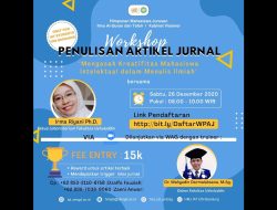 Lagi, Workshop Penulisan Artikel Jurnal  Digelar HMJ Ilmu Al-Qur’an dan Tafsir Ushuluddin UIN Bandung