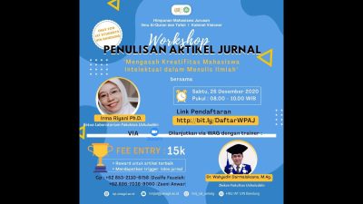 Lagi, Workshop Penulisan Artikel Jurnal  Digelar HMJ Ilmu Al-Qur’an dan Tafsir Ushuluddin UIN Bandung