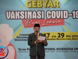 Wagub Jabar Dampingi Menkes RI Luncurkan Gebyar Vaksinasi COVID-19 bagi Lansia