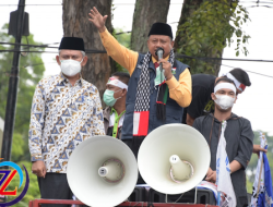 Uu Ruzhanul Bersama Buruh Serukan Dukungan untuk Rakyat Palestina