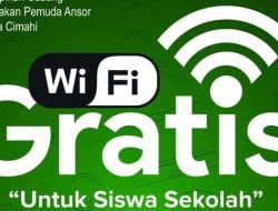 GP Ansor Kota Cimahi Sediakan Fasilitas Wifi Gratis untuk Siswa