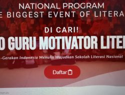 Forum Indonesia Menulis: Dicari 1000 Guru Motivator Literasi