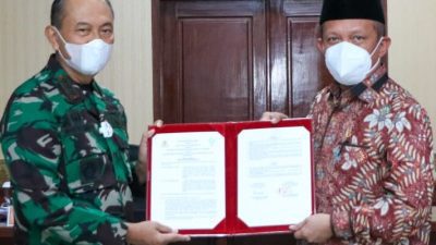 Tingkatkan SDM, Sesko TNI Lakukan MoU Bidang Pertahanan dengan UIN Bandung