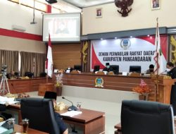 Fraksi Persatuan DPRD Kabupaten Pangandaran Menerima Rancangan KUA dan PPAS Tahun Anggaran 2022