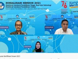 Sertifikasi Dosen 2021 Diluncurkan, Dirjen Dikti: Sederhana dan Modern