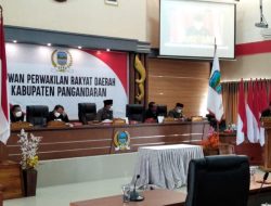Ini Laporan Badan Anggaran DPRD Pangandaran yang Membahas Rancangan Perubahan Kebijakan Umum APBD dan Perubahan PPAS Tahun Anggaran 2021