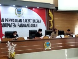 Pandangan Umum Fraksi Persatuan DPRD Pangandaran terhadap Raperda Perubahan APBD Tahun Anggaran 2021