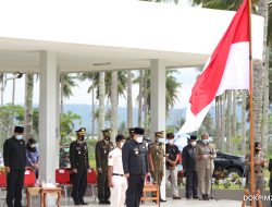 Tinjau Vaksinasi Serentak, Kapolres Sumedang Ikuti Zoom Meeting dengan Kapolri