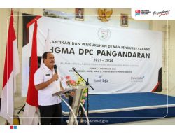 Hadiri Pengukuhan IHGMA DPC Kabupaten Pangandaran, Ini yang Disampaikan Bupati