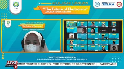 Kuliah Umum Jurusan Teknik Elektro UIN Bandung, Bedah “The Future of Electronics”