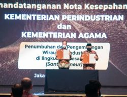 Kabar Bagus untuk Santri, Dua Kementerian Sepakat Kerja Sama Genjot  Wirausaha di Pesantren