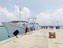 Uji Sandar Kapal Dermaga Pelabuhan Pangandaran, Bupati: Sarana Penunjang Luar biasa