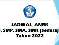 Ini Jadwal ANBK 2022 Lengkap untuk SD, SMP, dan SMA