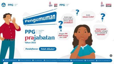 Pendaftaran PPG Prajabatan 2022 Diperpanjang hingga 9 Juli