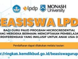 Ada Beasiswa LPDP untuk Guru PAUD & SD, Ini Info Lengkapnya