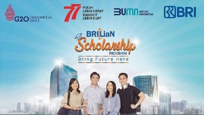 BRI Buka Pendaftaran Program Beasiswa ‘BRILiaN Scholarship’