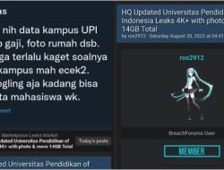 Data Pribadi Mahasiswa UPI Diduga Bocor, Begini Penjelasan Pihak Kampus