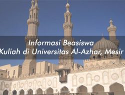 Beasiswa Universitas Al-Azhar Mesir untuk Lulusan Madrasah Aliyah dan Pondok Pesantren