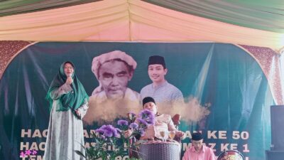 Hj. Ifa Faizah Rohmah Hadiri Haul Mama Pagelaran dan Emmeril Khan