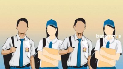 ilustrasi seragam sma