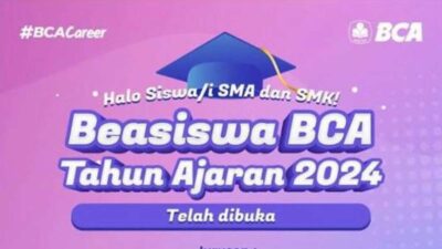 Beasiswa BCA Telah Dibuka