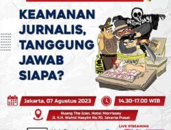 HUT ke-29 AJI Gelar Diskusi ‘Keamanan Jurnalis Tanggung Jawab Siapa?’