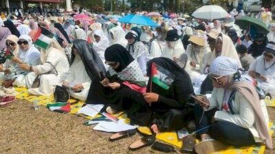 Ini Pernyataan Ketua DPRD Pangandaran Saat Hadiri Aksi Solidaritas dan Doa Bersama untuk Palestina