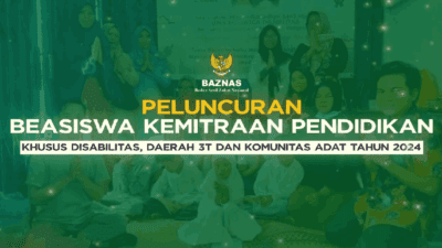 Baznas Buka Pendaftaran Beasiswa Kemitraan Pendidikan Khusus 2024