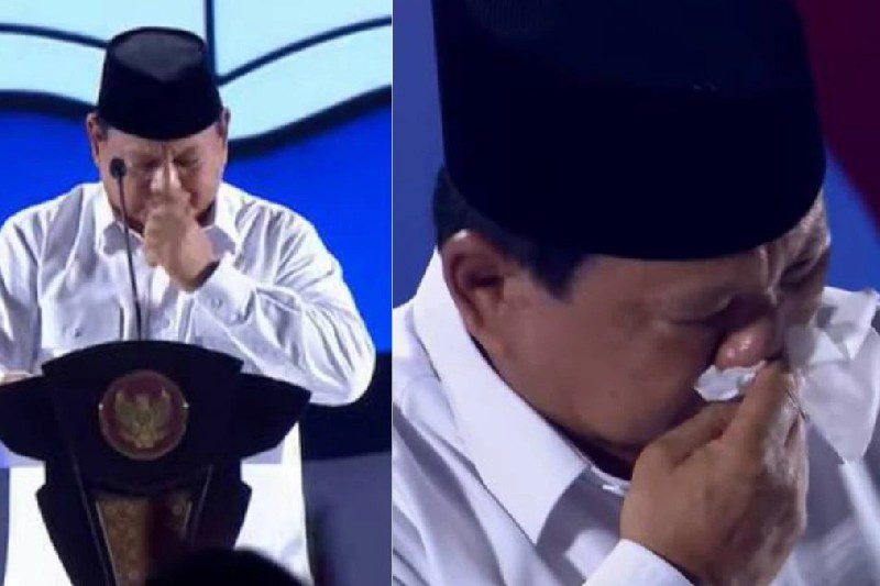 Prabowo Menangis di HGN 2024