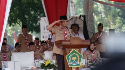 Menag: Madrasah dan Pesantren Wajib Gelar Kegiatan Kepramukaan