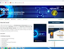 Mantap, JOIN UIN Bandung Jurnal PTKIN Pertama Bidang Informatika Terindeks Scopus