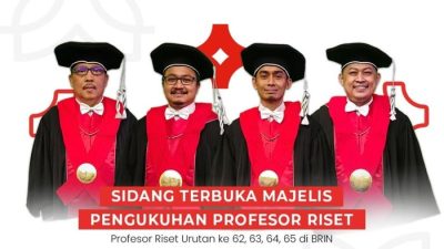 brin kukuhkan 4 profesor riset baru 169