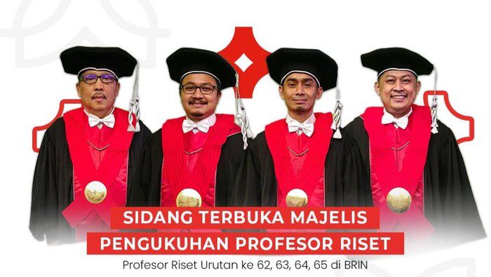 brin kukuhkan 4 profesor riset baru 169