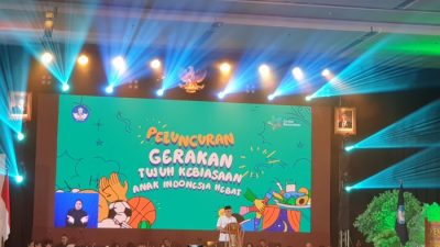 kementerian pendidikan dasar dan menengah kemendikdasmen resmi meluncurkan gerakan tujuh kebiasaan anak indonesia hebat di hot