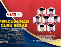 UPI Kukuhkan Tujuh Guru Besar dari FPMIPA, Rektor: Jadi Penyala Peradaban