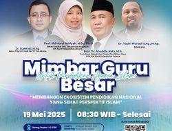 Pertama Kali, FITK UIN Jakarta Gagas Mimbar Guru Besar