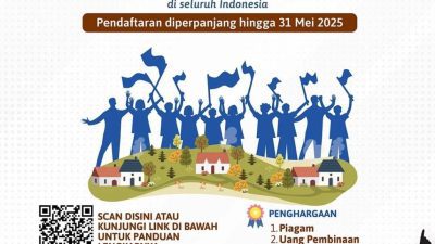 Kemenpora Gelar Lomba Pemuda Pelopor Desa 2025, Pendaftaran hingga 31 Mei