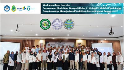 MGMP Geografi Kota Bandung dan Cimahi Kolaborasi dengan KCD Pendidikan Wilayah VII Jabar Gelar “Workshop Deep Learning”