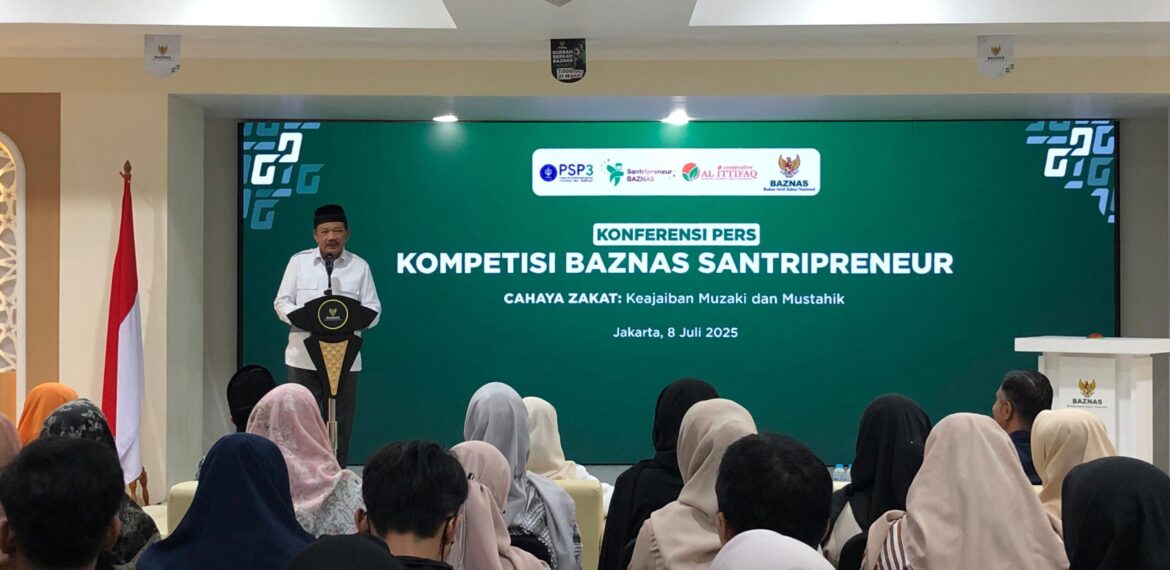 konferensi pers baznas santrpreneur scaled 1170x570 1