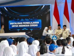 Presiden Prabowo Subianto Luncurkan Program Digitalisasi Pembelajaran 2025