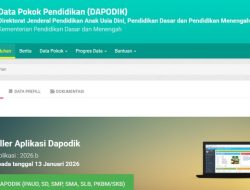 Kemendikdasmen Luncurkan Aplikasi Dapodik versi 2026.b, Ada Pembaruan Beberapa Fitur Data Pokok Pendidikan