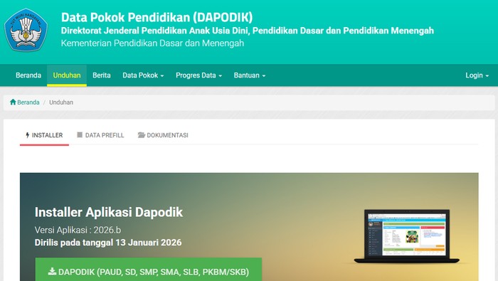 aplikasi dapodik 2026b yang baru dirilis kemendikdasmen istimewa 1768449586018 169