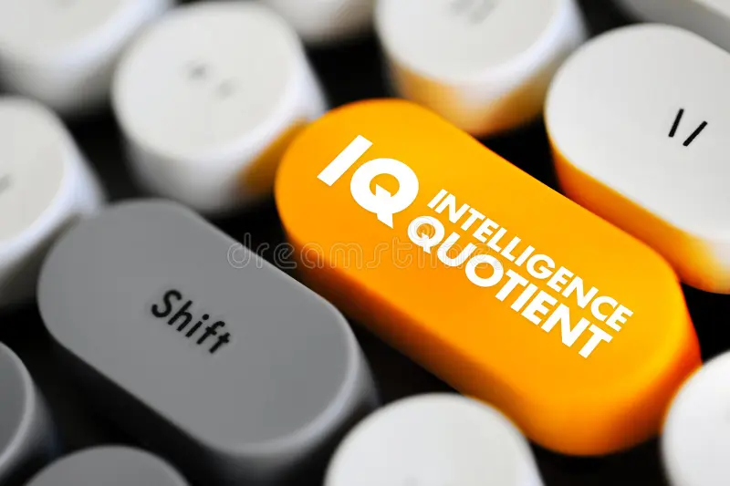 iq intelligence quotient test used to determine people s cognitive abilities acronym text concept button keyboard 286253584