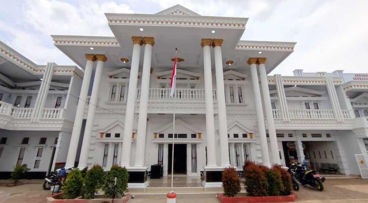 Mengintip Kantor Desa Rancah Ciamis Bangunan Bak Istana Mewah Gaya Eropa