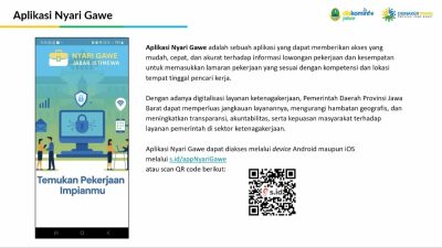 Aplikasi “Nyari Gawe” dari Disdik Jabar, Buka Akses Siswa Kelas 12 Masuk Dunia Kerja