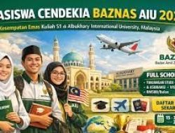 Baznas Buka Pendaftaran Beasiswa S1 di AIU Malaysia